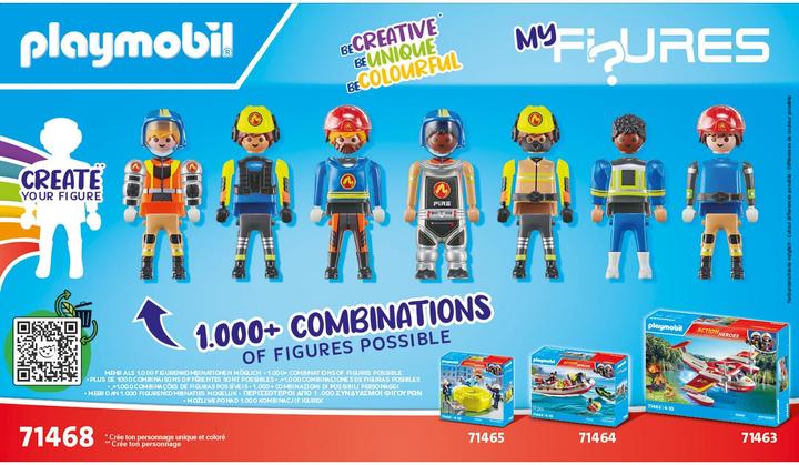 Produktbild Playmobil My Figures: Feuerwehr (71468, Playmobil Sports & Action)
