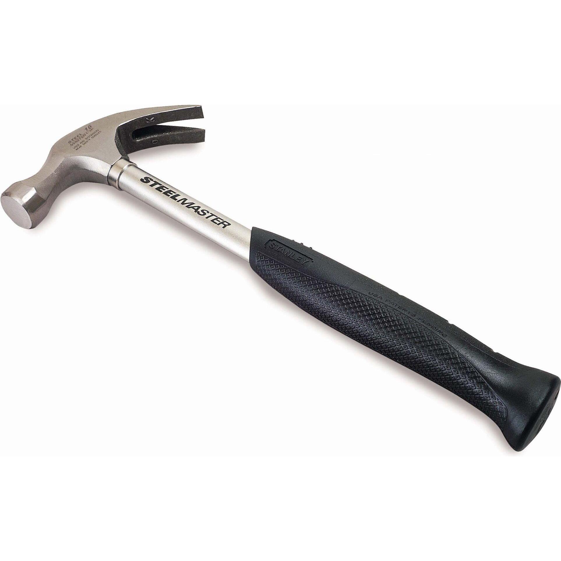 Thumbnail - Stanley, Hammer, Steelmaster Klauenhammer (450 g Kopfgewicht, Stahlstiel mit Neoprenhandgriff, geschliffene K (450 g)