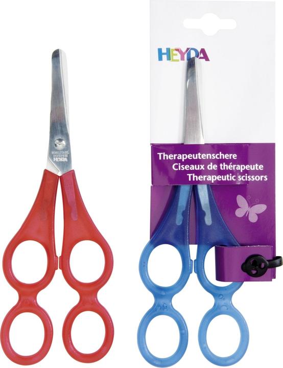 Heyda Therapieschaar 17cm rond geassorteerde kleuren (17 cm)