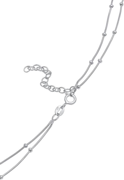 Produktbild Elli Choker Layer Plättchen Kugelkette (Sterling Silber, 36 cm)