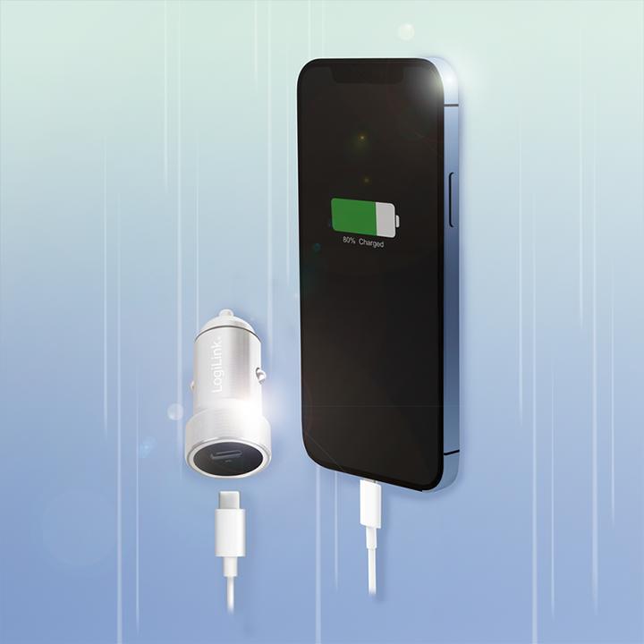 Produktbild LogiLink Auto-Netzteil