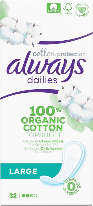 Always Dailies Cotton Protection (32 x)