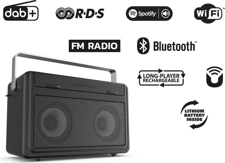 Produktbild PerfectPro Audisse (DAB+, FM, Internetradio, Bluetooth, WLAN)