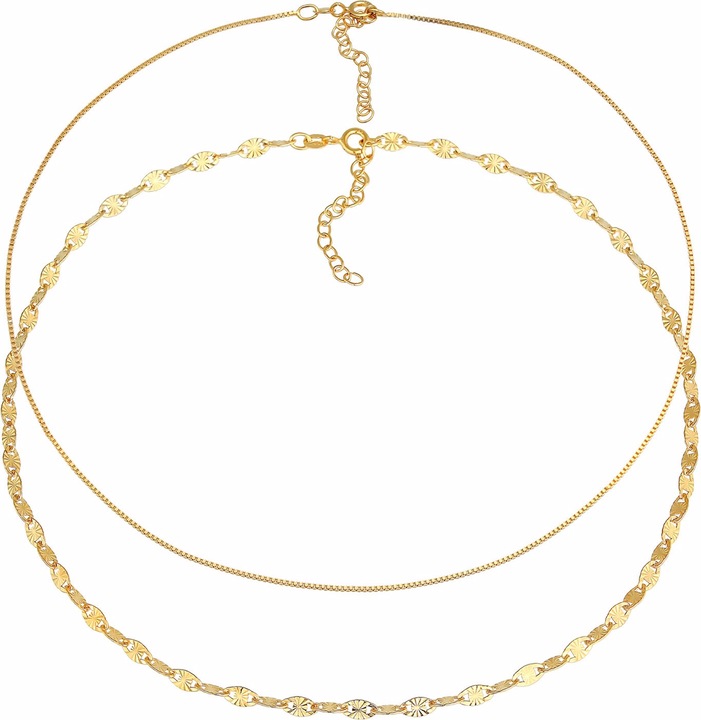 Produktbild Elli Choker Set Venezianer Plättchen (Sterling Silber, 36 cm)