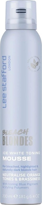 Produktbild Lee Stafford Bleach Blondes Ice White Toning Mousse 200 ml (200 ml, Schaumfestiger)