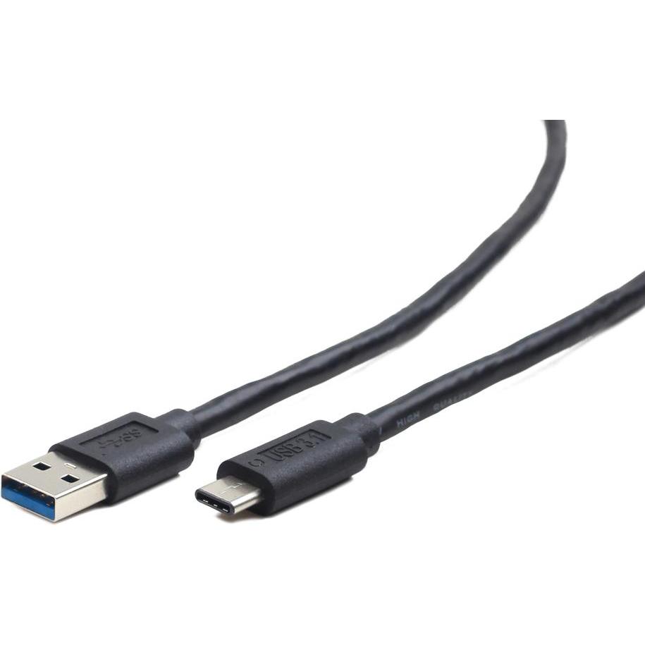 Thumbnail - Gembird !USB 3.0 type C cable AM/CM/0.1m/black (0.10 m, USB 3.2 Gen 1), USB Kabel