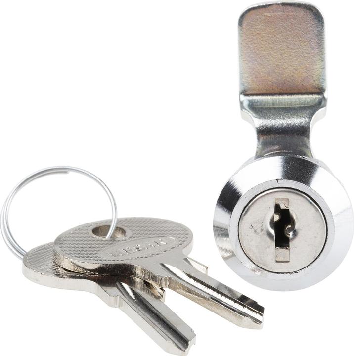 Actual product image RS PRO Drawer lock, 17.2 x 14.2mm, unlockable with key