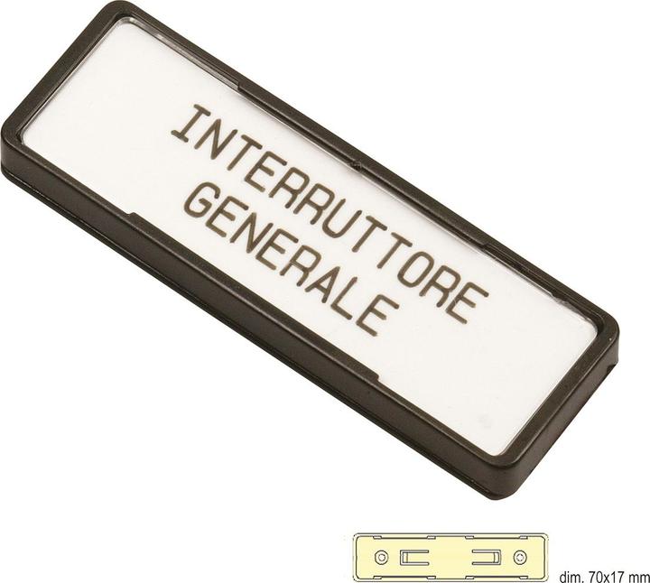 Immagine prodotto Brady Supporto per piastra adesiva 17x70