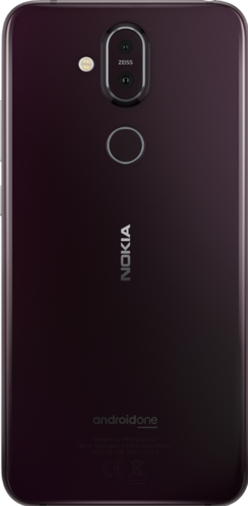 Produktbild Nokia 8.1 (64 GB, Iron, 6.18", Hybrid Dual SIM, 13 Mpx, 4G)