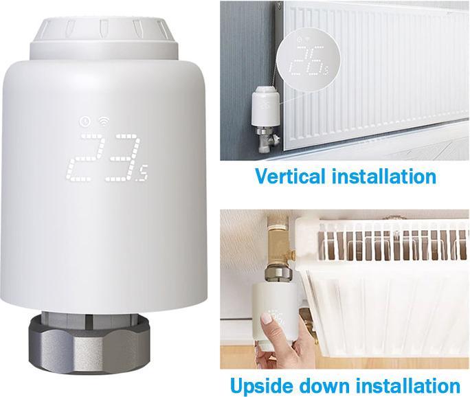 Image du produit Tellur Thermostat intelligent WiFi. Radiator Valve-ChytrÃ½ WiFi termostat. RadiÃ¡torovÃ½ valve RVSH1