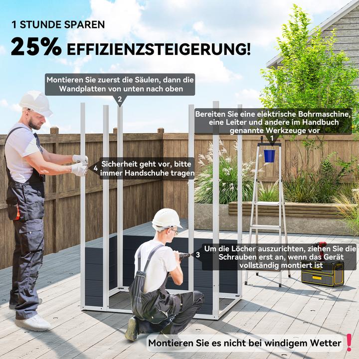 Immagine prodotto Outsunny Capanno degli attrezzi Capanno degli attrezzi