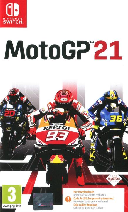 Produktbild Milestone Moto GP 21 - Code in a Box (Switch, DE, FR, IT)