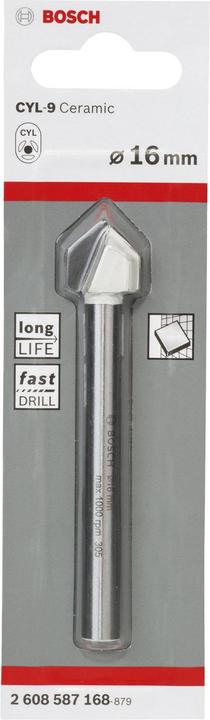 Produktbild Bosch Professional Zubehör Fliesenbohrer CYL-9 Ceramic, 16 x 90 mm (16 mm)