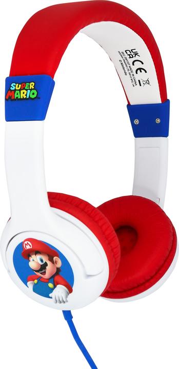 Actual product image OTL Technologies Mario White Premium Headphones