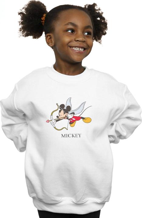 Produktbild Disney Mickey Mouse Love Cherub Sweatshirt Mädchen (140, 146)
