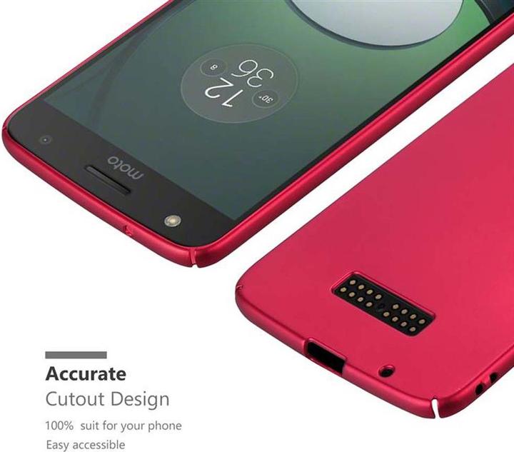 Actual product image Cadorabo Hard Cover Matt Metal Cover (Motorola Moto Z)