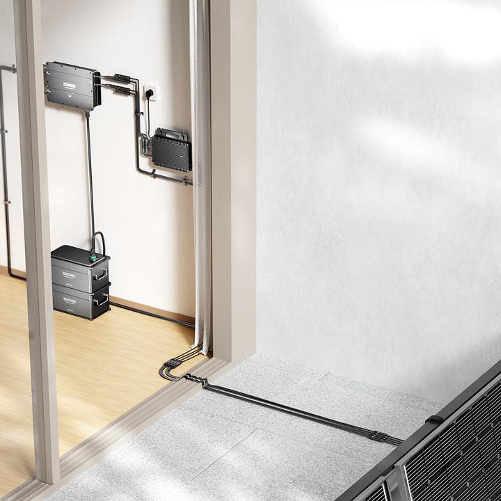 Actual product image Zendure Extension cable SolarFlow MC4 1 m, MC4 - MC4 (Solar cable)