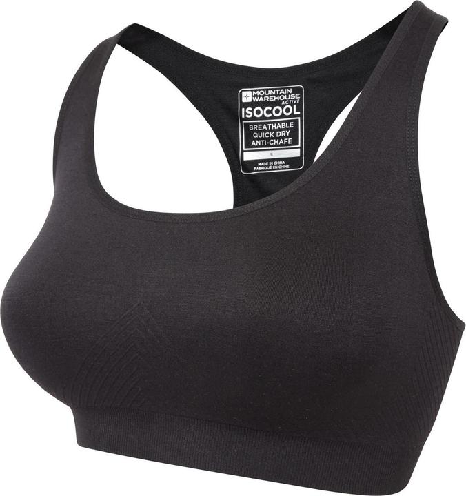 Actual product image Mountain Warehouse Womens/Ladies Anti-Chafe Seamless Sports Bra (L)
