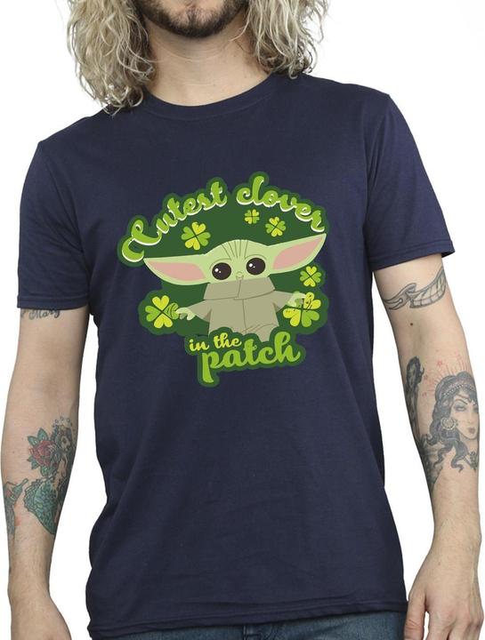 Image du produit Star Wars - T-shirt THE MANDALORIAN ST PATRICK'S DAY CUTEST CLOVER - Homme (XXL)
