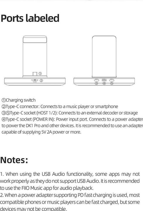 Actual product image FiiO DK1 Pro (Docking stations)