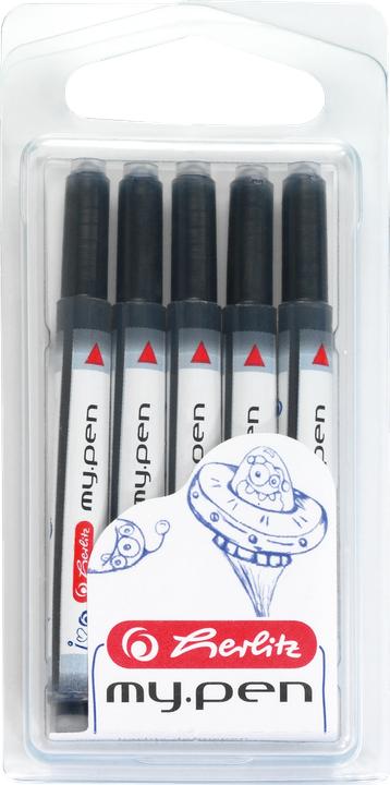 Herlitz 10999852 - Blue - Multicolor - Fountain pen - 5 piece(s) - 19800 piece(s) (Blue, 5 pcs.)