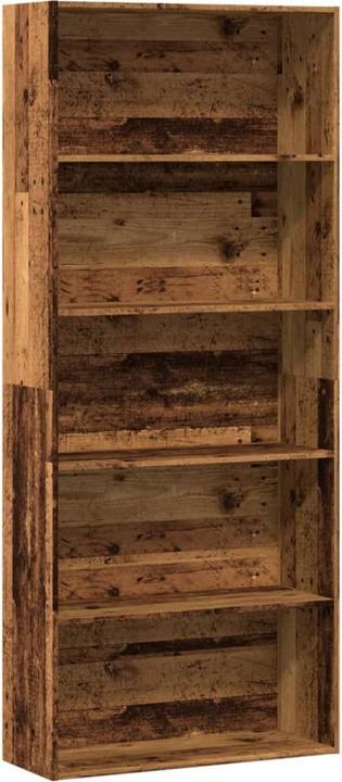 Immagine prodotto vidaXL Bücherregal Bücherschrank Standregal Raumteiler Wandregal Altholz-Optik (80 x 30 x 189 cm)