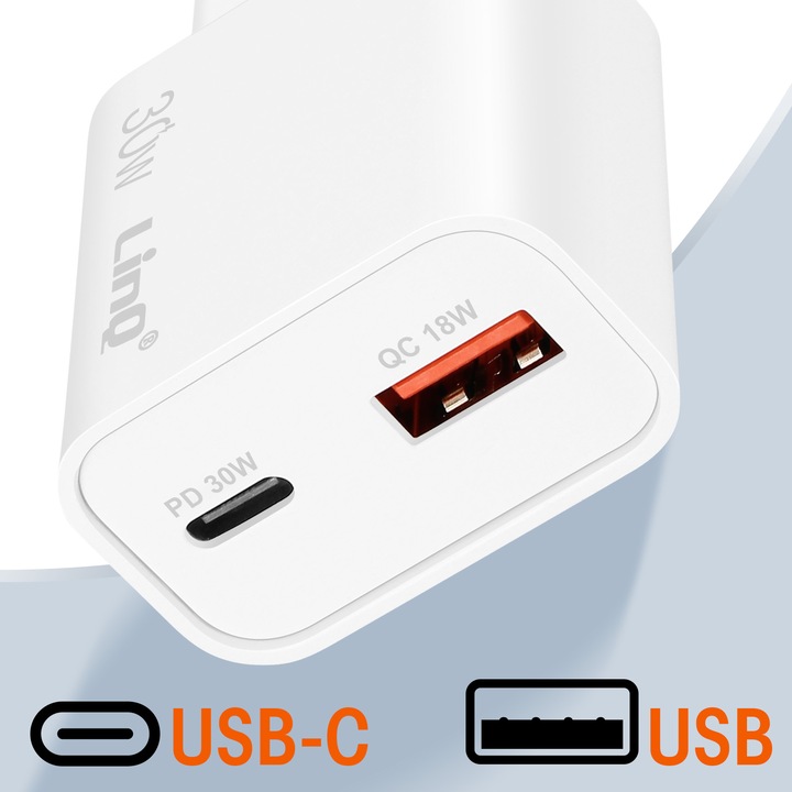 Produktbild LinQ USB / USB-C Netzteil (30 W)
