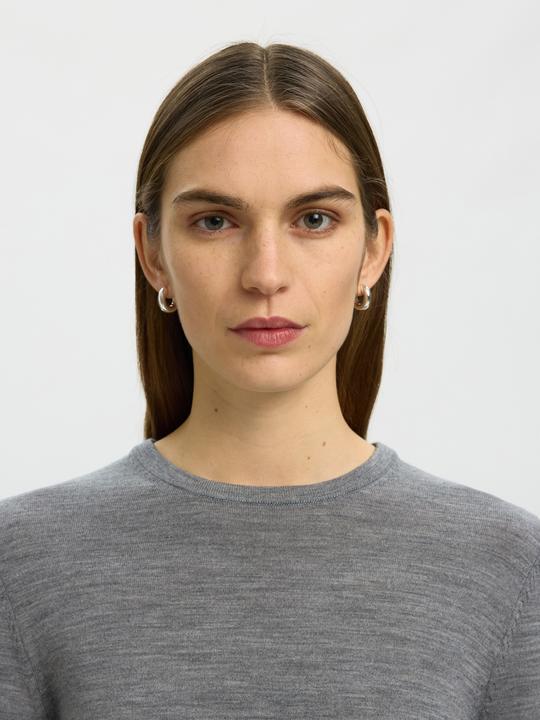 Produktbild Selected Slfthea Ls Knit Merino O-Neck Noos (S)