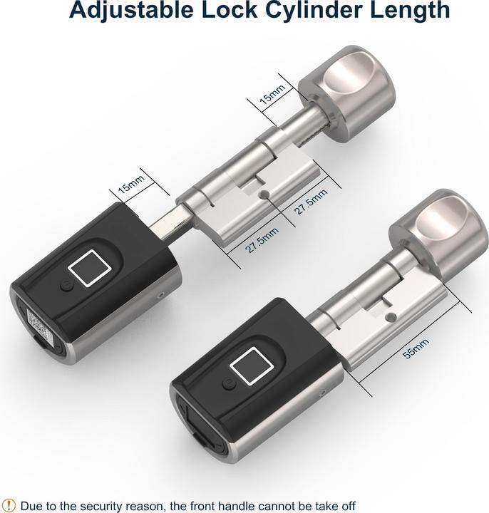 Actual product image Welock SECBN51 (Bluetooth, Fingerprint, Key card, Smartphone)