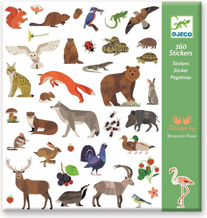Djeco Sticker Tierwelt