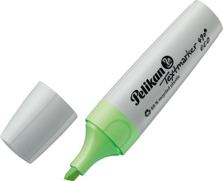 Actual product image Pelikan Highlighter 490 eco in FS, neon green (10 x)