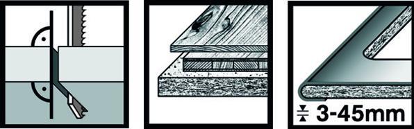 Image du produit Bosch Professional Zubehör Lame de scie sauteuse PRO Wood precise T144DP, 100 mm, 5 pcs.