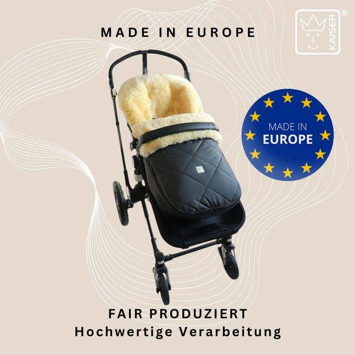 Kaiser Baby Kaiser Lammfell Fusssack Classic for Bugaboo, anthracite