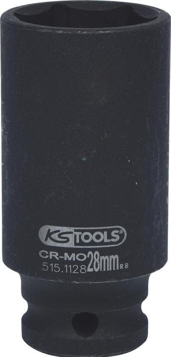 Produktbild KS Tools 1/2" Kraft-Stecknuss lang (28 mm)