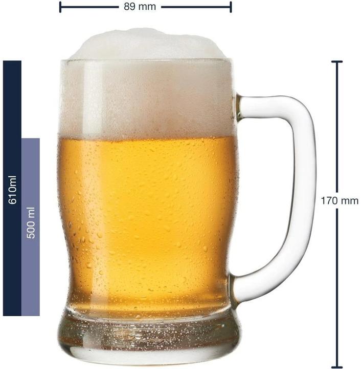 Actual product image Leonardo beer glass Taverna set of 2 0.5L (0.50 l, 2 x)