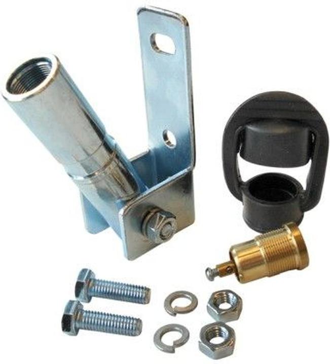 Produktbild Hella Arbeitsscheinwerfer Halter 10,5 cm mit Kappe Schrauben Mutter verstellbar