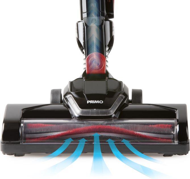 Actual product image Primo PR504SV 3-in-1 Stofzuiger - Steelstofzuiger, Handstofzuiger & Kruimeldief - Zwart/Rood
