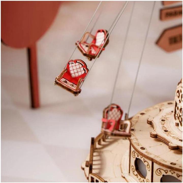 Produktbild Rokr Kettenkarussell - 3D Holzbausatz (elektrisch)