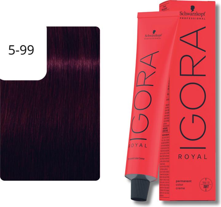 Immagine prodotto Schwarzkopf Professional Igora Royal (5-99 Marrone chiaro Viola Extra)