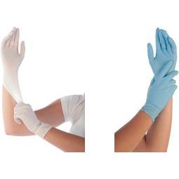 Thumbnail - Hygostar, Schutzhandschuhe, unisex Einmalhandschuhe SAFE PREMIUM weiss Grösse S 100 St. (S)