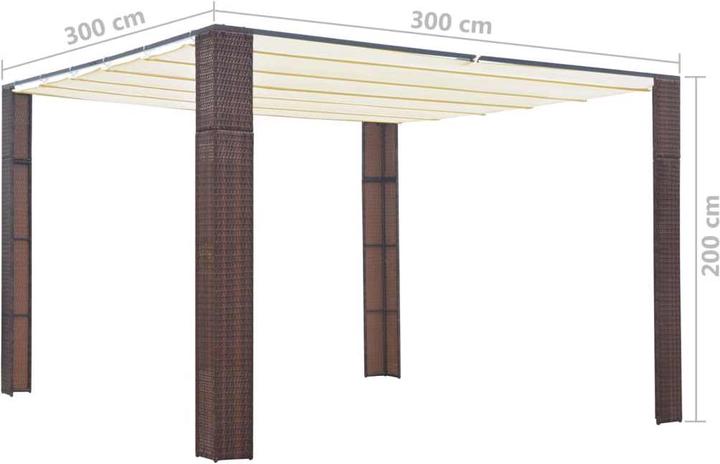 Image du produit vidaXL Derek (300 cm, 300 cm)