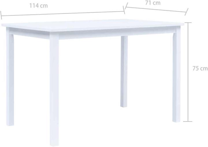 Image du produit vidaXL Esstisch (114 x 71 x 75 cm)