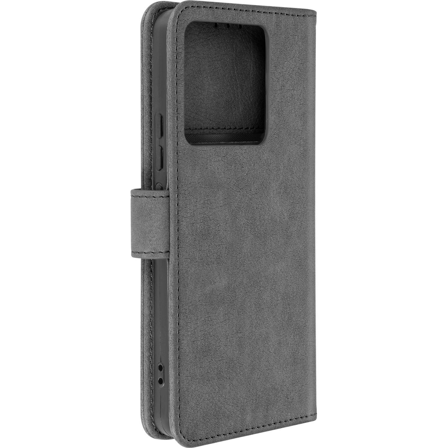 Thumbnail - Avizar Chesterfield Wallet Cover Series (Xiaomi Redmi Note 13 Pro), Smartphone Hülle, Grau