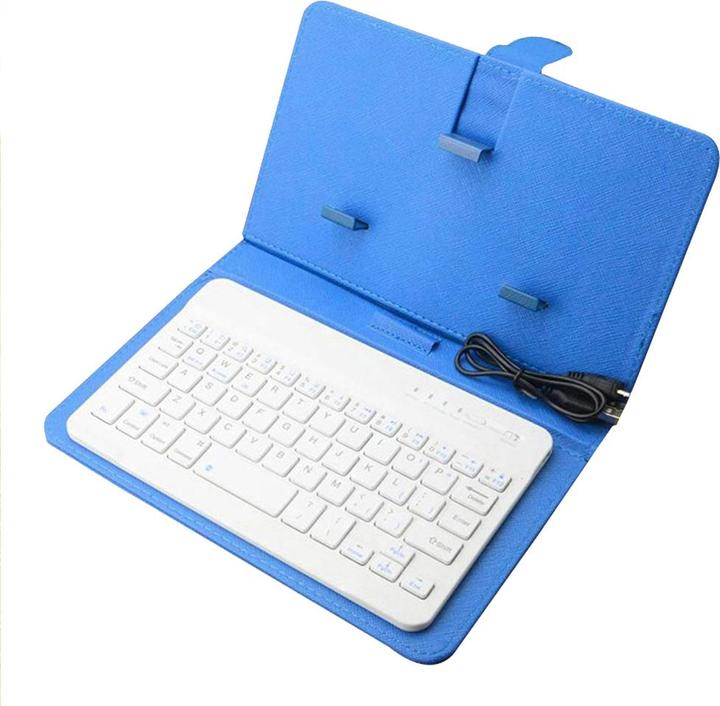 Produktbild PhoneLook Universelle Smartphone Hülle mit abnehmbarer Bluetooth-Tastatur blau (Apple iPhone 6)