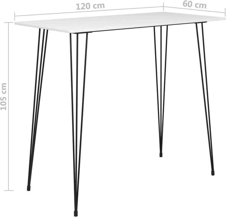 Produktbild vidaXL Bartisch (120 x 60 x 105 cm)