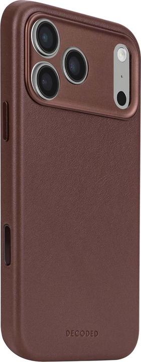 Productafbeelding Decoded Leather Backcover Apple iPhone 17 Pro Max Chocolate Brown (Apple iPhone 17 Pro Max)