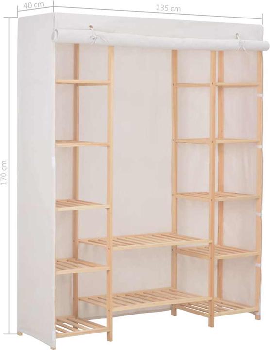 vidaXL Radonano (135 x 40 x 170 cm)