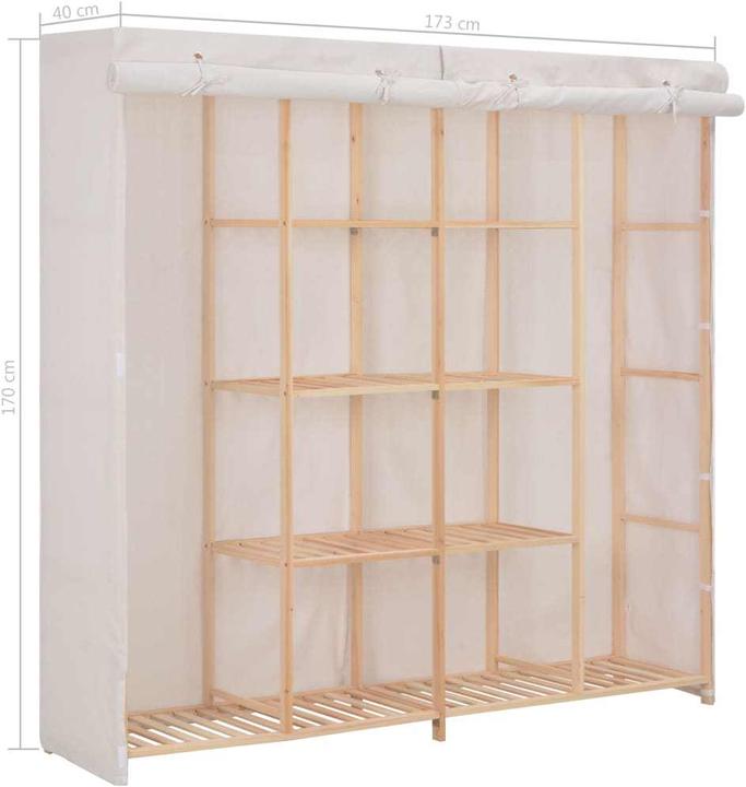 Actual product image vidaXL Schrank (173 x 40 x 170 cm)