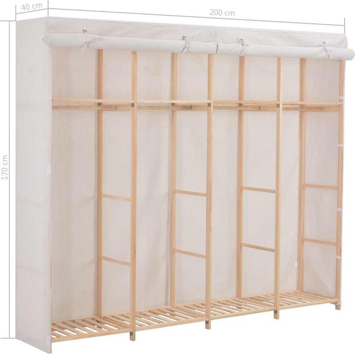 Immagine prodotto VidaXL Livvy (200 x 40 x 170 cm)
