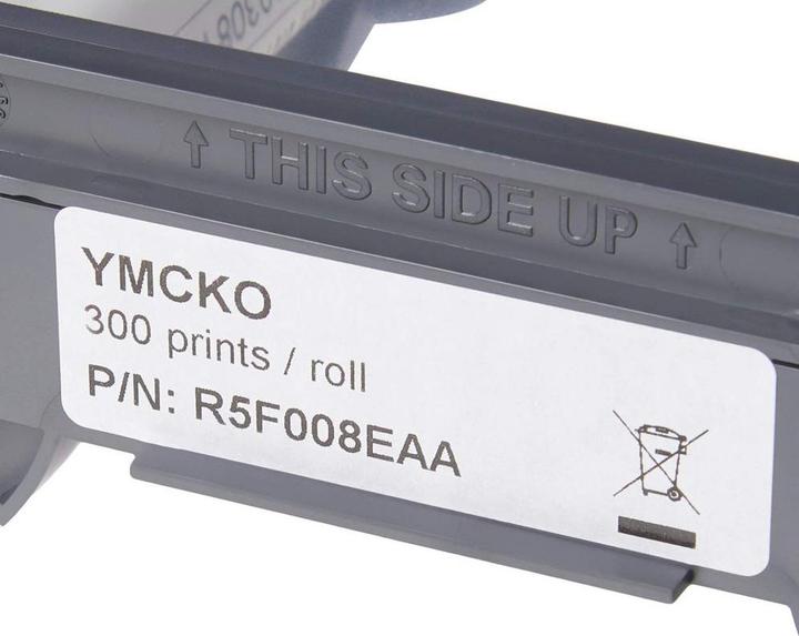 Actual product image Evolis color ribbon (13.80 cm, Black, Blue, Multicoloured, Violet, Yellow)